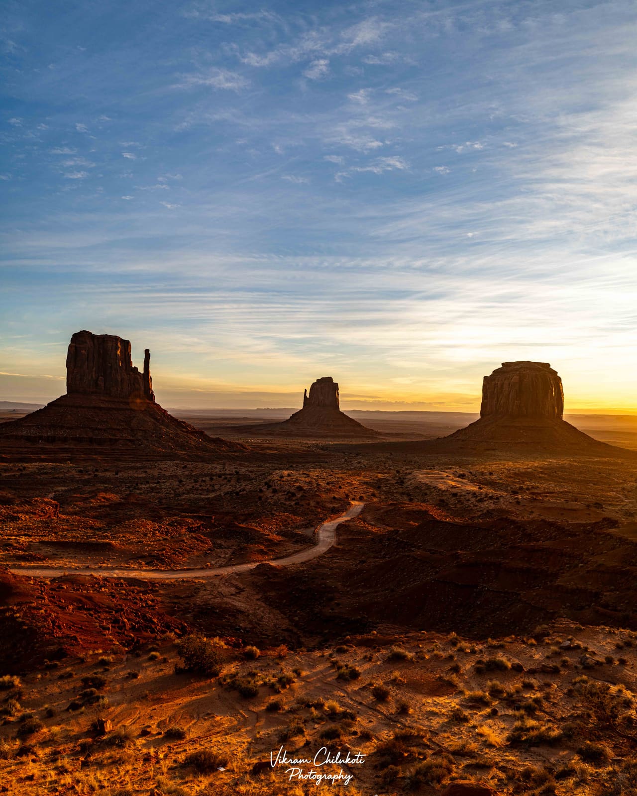 Monument Valley at sunrise